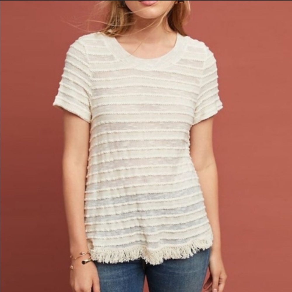 Anthropologie ~ Eri & Eli Adia Fringe Top